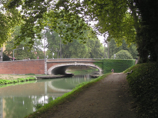 Pont sur le canal de Brienne (pont-route), Toulouse, Haute Garonne 