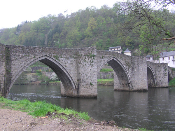 Pont de la Truyère (pont-route), Entraygues sur Truyère, Aveyron 