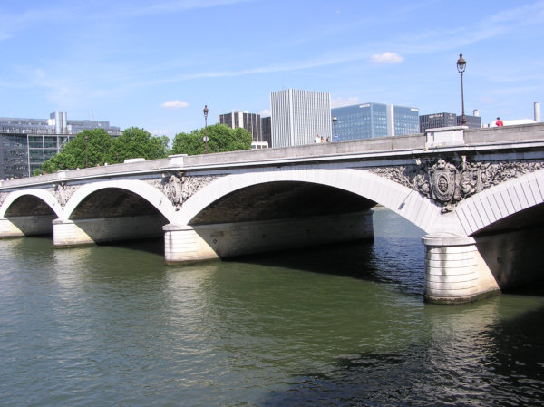 Pont d' Austerlitz (pont-route), Paris, Seine 