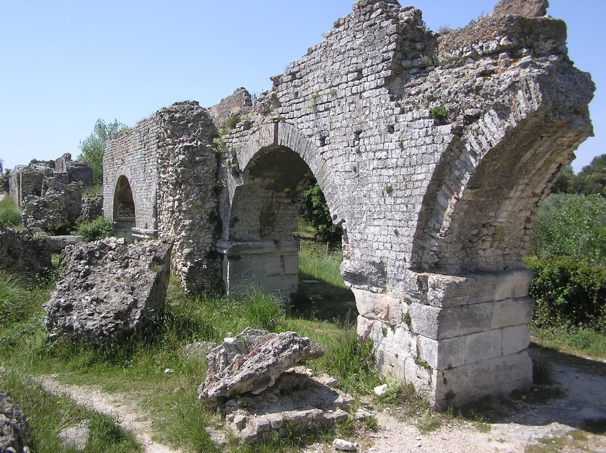 Acqueduc romain, Barbegal, Bouches du Rhône 