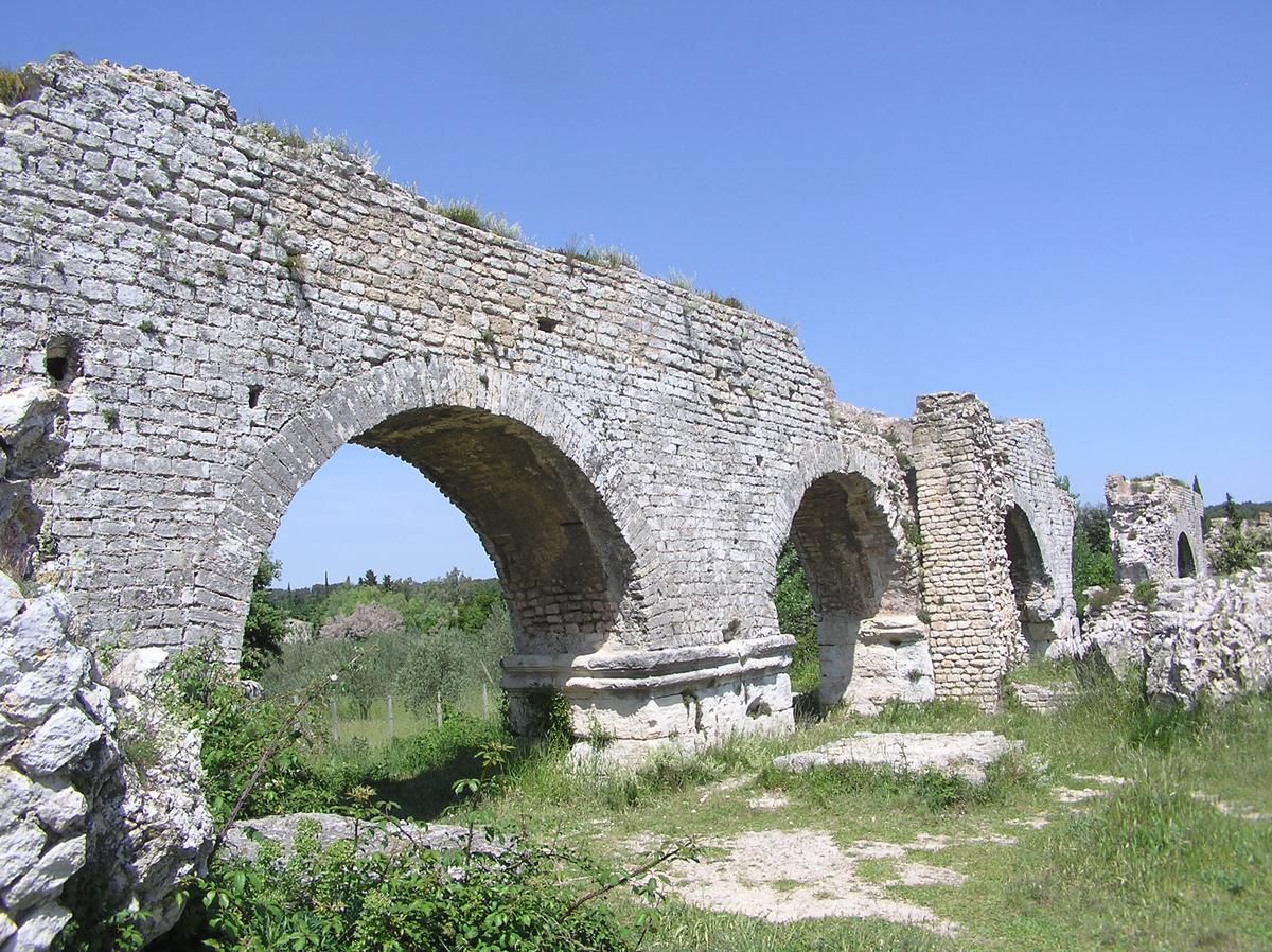 Acqueduc romain, Barbegal, Bouches du Rhône 