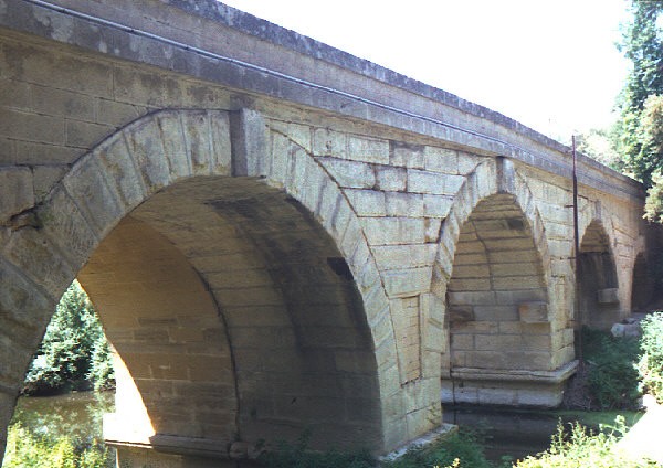 Pont Romain (pont-route), Boisseron, Hérault 