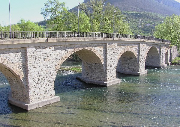 Pont Careplat (pont-route), Millau, Aveyron 