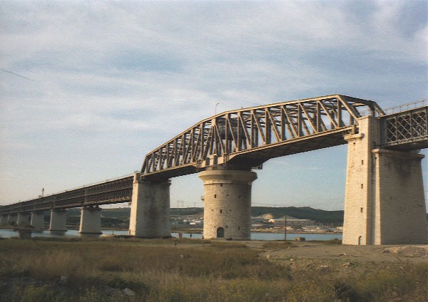 Viaduc de Caronte (pont-rail), Martigues, Bouches du Rhône 