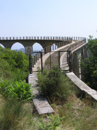 Viaduc de Caramel, Pont rail (hors service), Castillon, Alpes-Maritimes 
