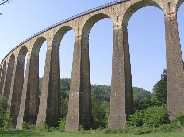 Viaduc de Chamborigaud (pont-rail), Chamborigaud, Gard 