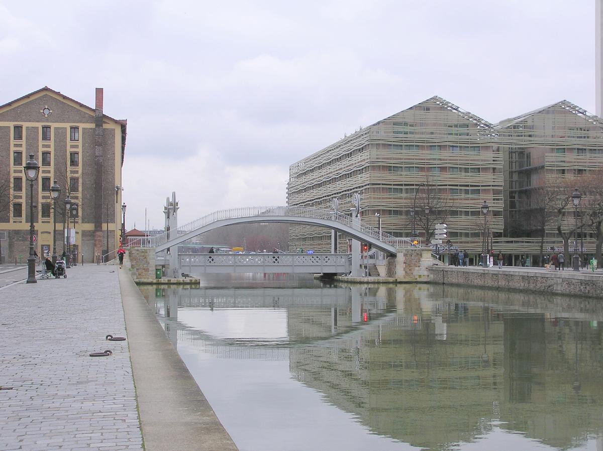 Pont levant de la rue de Crimée, Paris (19ème) 
