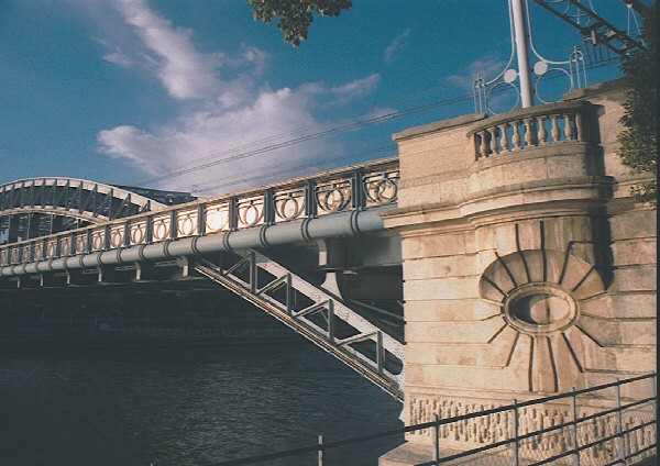Pont Rouelle (pont-rail), Paris, Seine 