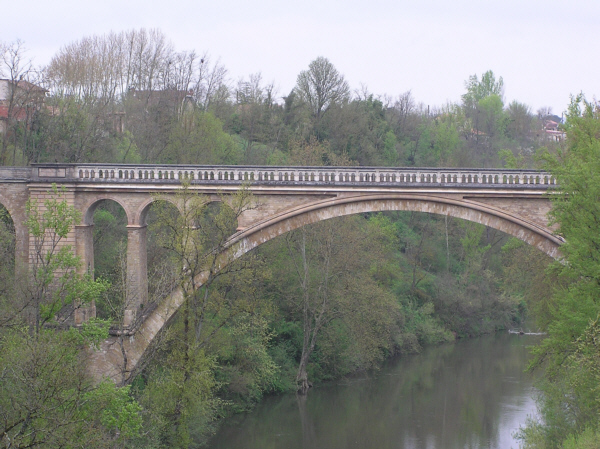 Pont Séjourné (pont-rail), Lavaur, Tarn 