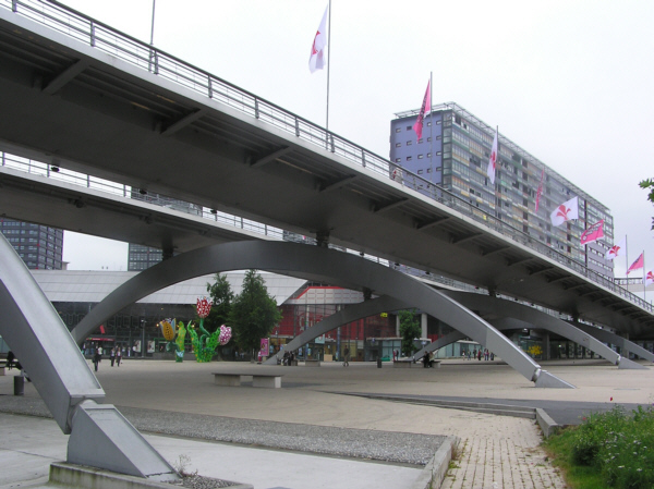 Viaduc Le Corbusier (pont-route), Lille, Nord 