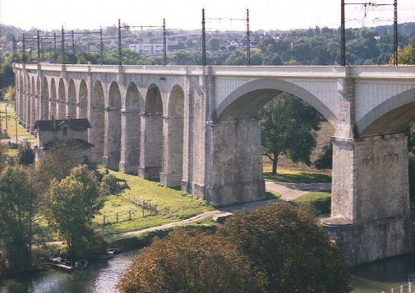 Viaduc de Saint-Mammès (pont-rail), Val de Marne 