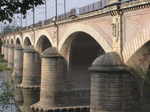 Pont ferroviaire (pont-rail), Montauban, Tarn et Garonne 
