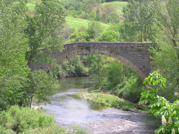 Pont de La Prade (pont-route), Nant, Aveyron 