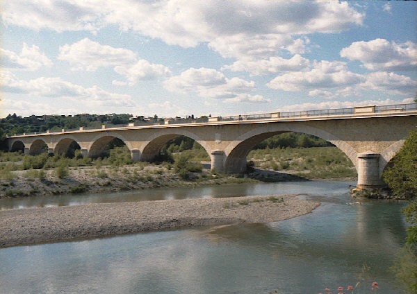 Pont de la Durance (pont-route), Oraison, Vaucluse 