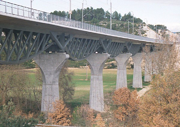 Viaduc de l'Arc (pont-rail), Roquefavour, Bouches du Rhône 