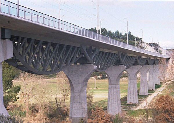 Viaduc de l'Arc (pont-rail), Roquefavour, Bouches du Rhône 