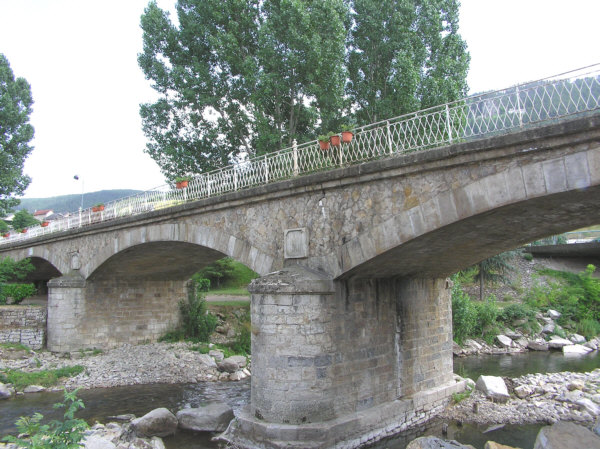 Pont Roupt (pont-route), Mende, Lozére 