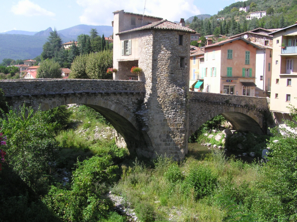 Vieux Pont (pont-route), Sospel, Alpes Maritimes 
