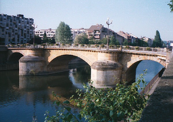 Pont Saint Georges (pont-route), Metz, Moselle 