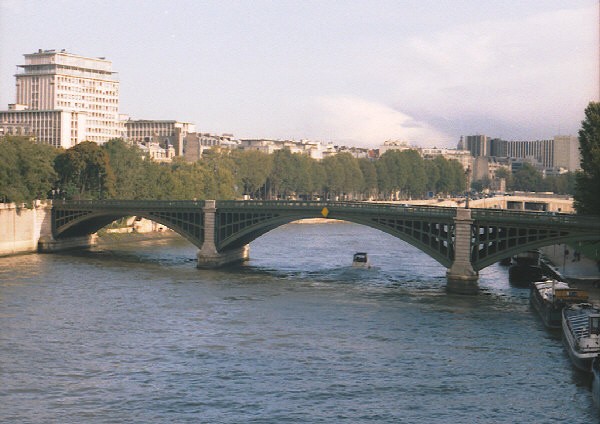 Pont Sully (pont-rail), Paris, Seine 