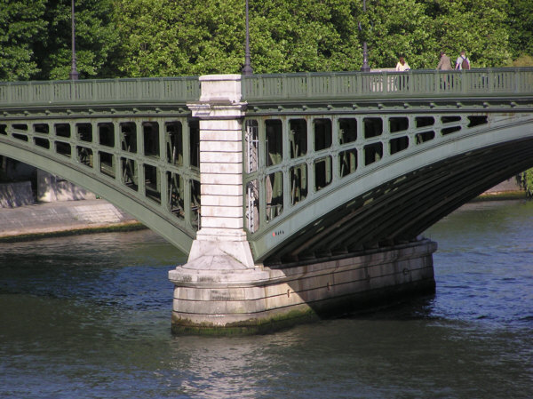 Pont Sully I (pont-route), Paris, Seine 