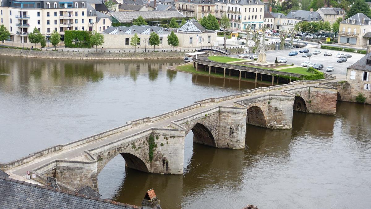 Pont-Vieux, Terrasson-Lavilledieu, Dordogne 