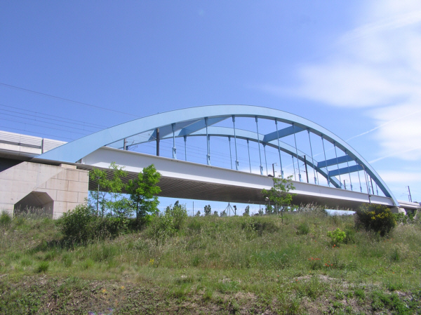 Pont TGV de Bonpas (pont-rail), Bonpas, Vaucluse 