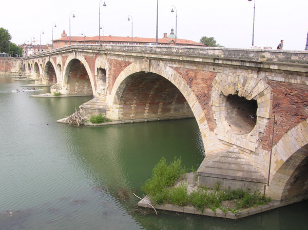 Pont Neuf (pont-route), Toulouse, Haute Garonne 