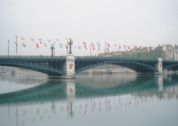 Pont de l' Université (pont-route), Lyon, Rhône 