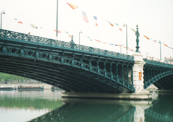 Pont de l' Université (pont-route), Lyon, Rhône 