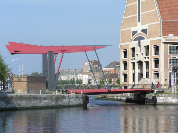 Pont de l'Université (pont-route), Dunkerque, Nord 