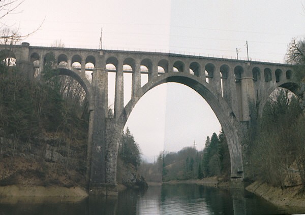 Viaduc de Vallorbe (pont-rail), Suisse 