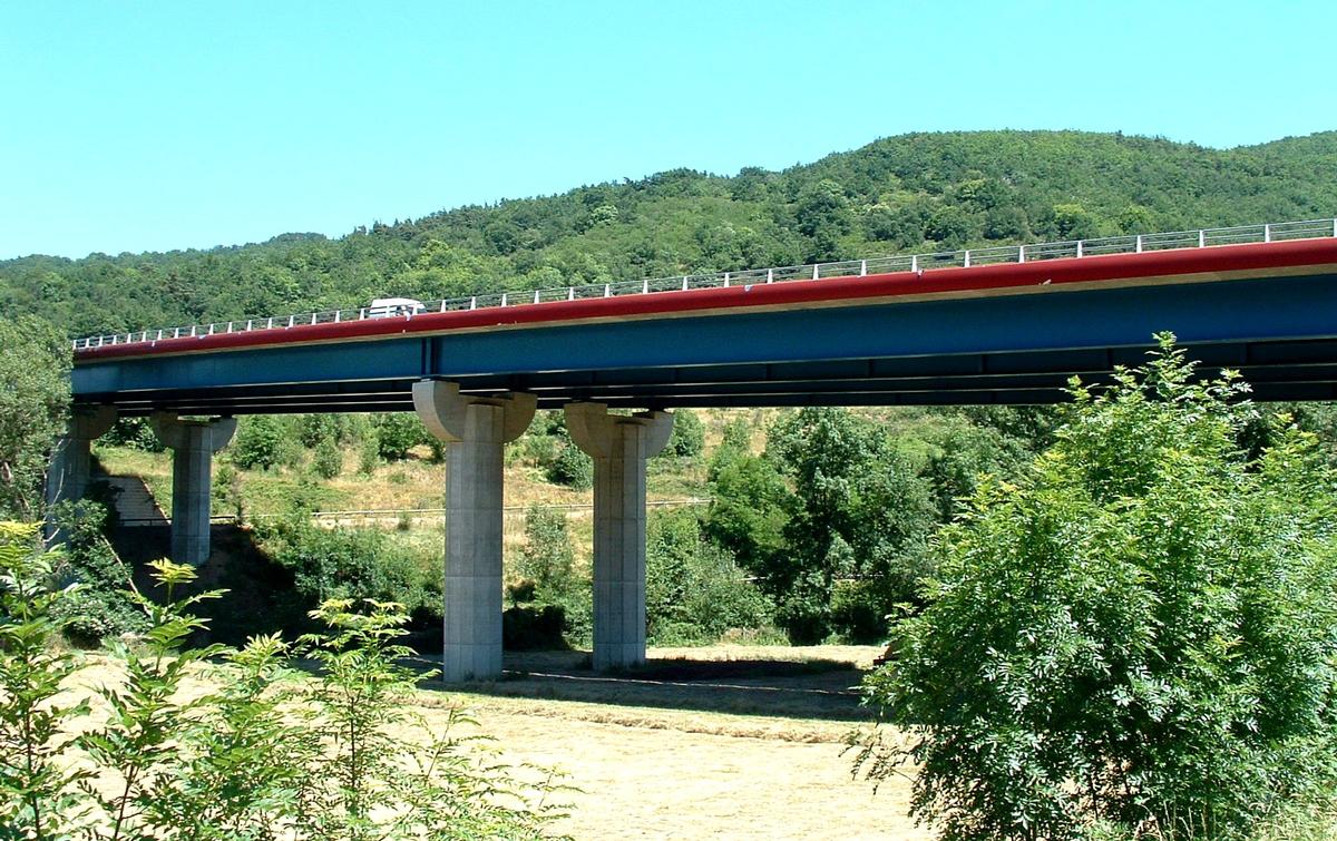 A75 - Viaduc de Massiac sur l'Alagnon - Elévation 