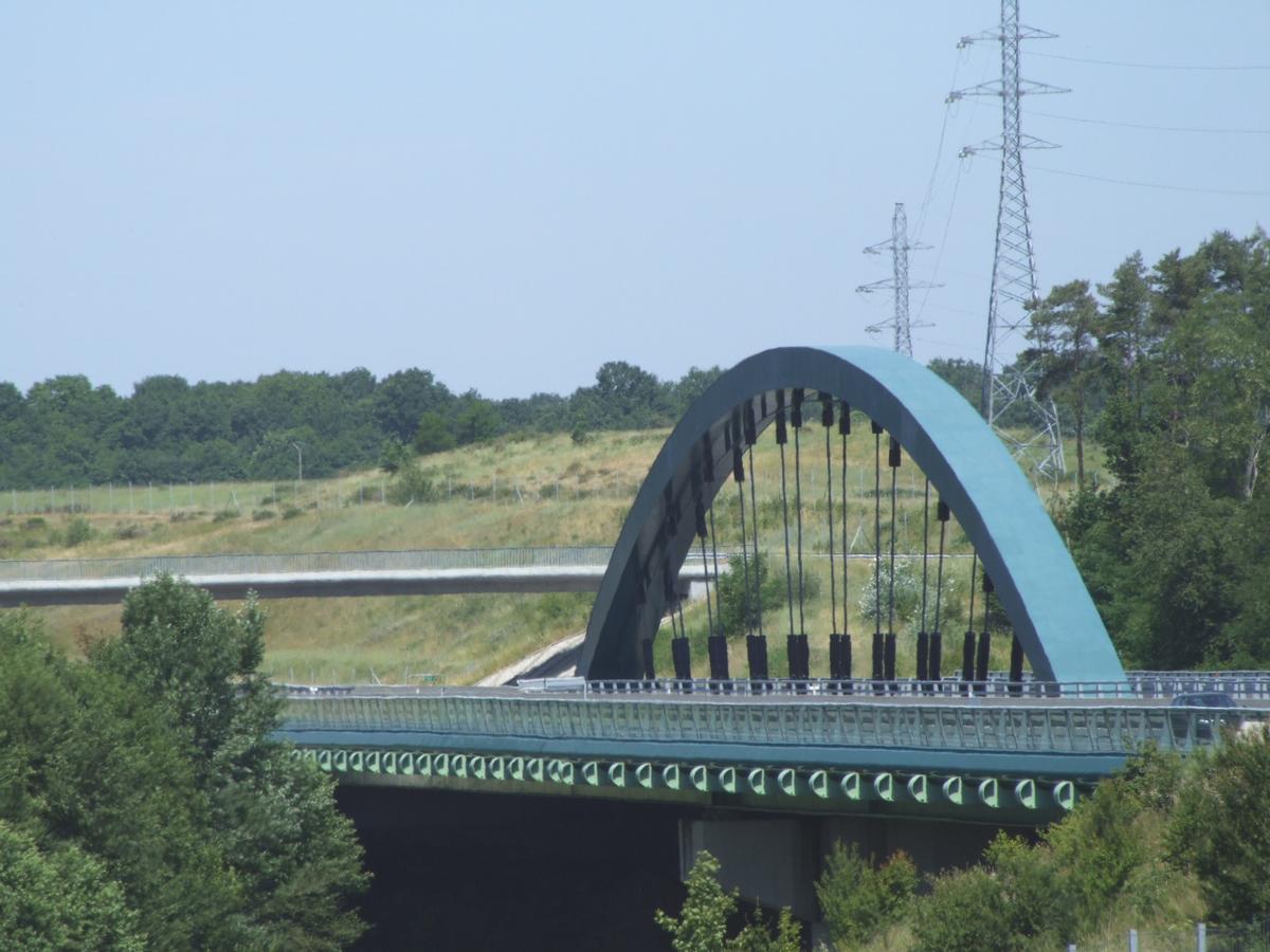 Autoroute A 77 - Autobahnbrücke Boismorand 