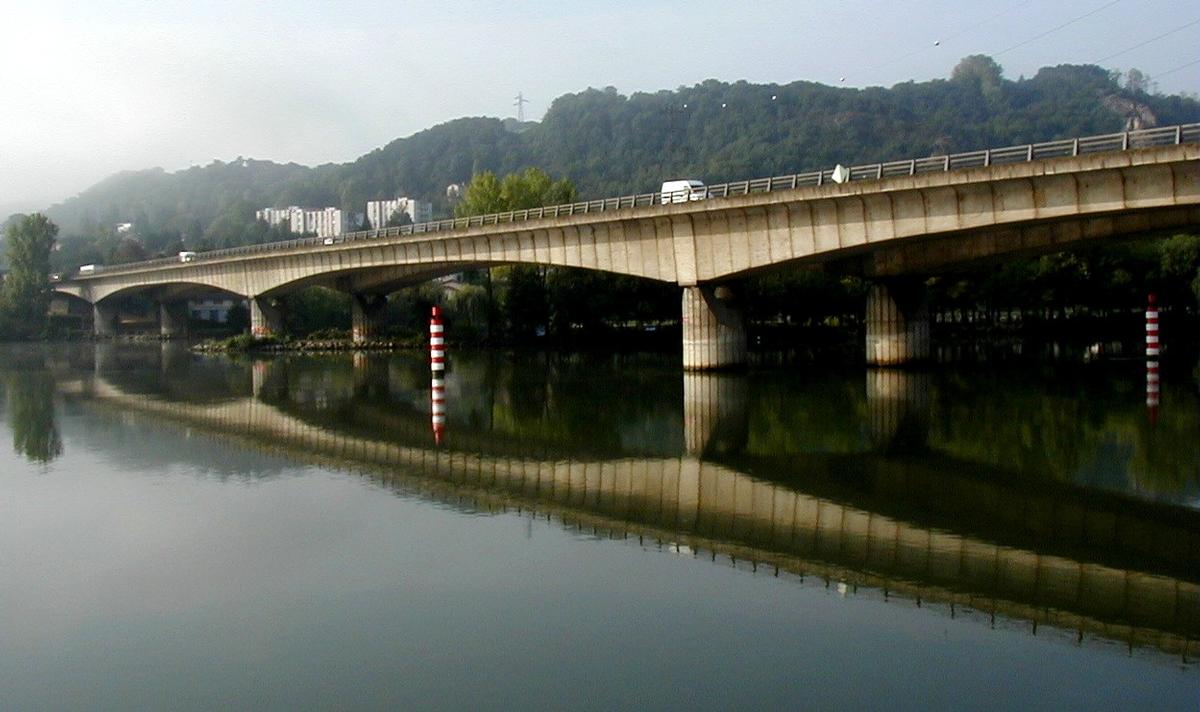 Autoroute A7Vienne Ring RoadUpstream bridgeOverall bridge seen from downstream Autoroute A7 Vienne Ring Road Upstream bridge Overall bridge seen from downstream