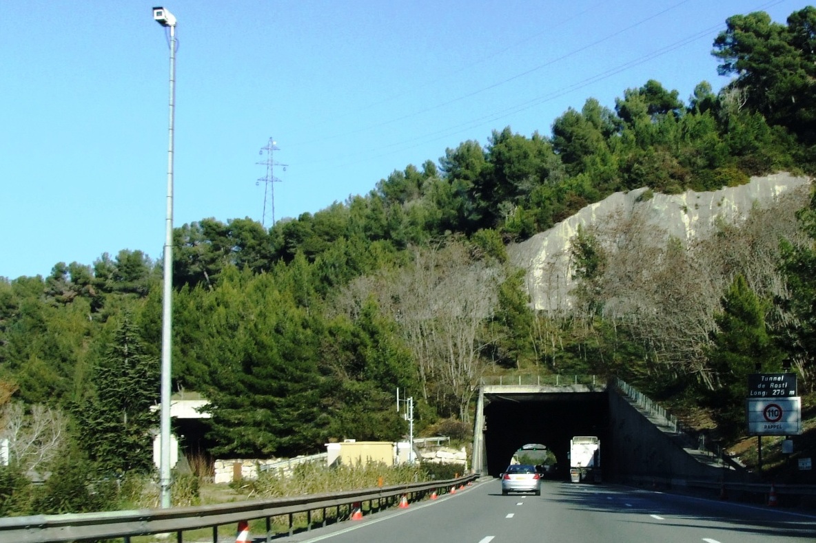 Autoroute A8 - Tunnel du Paillon 
