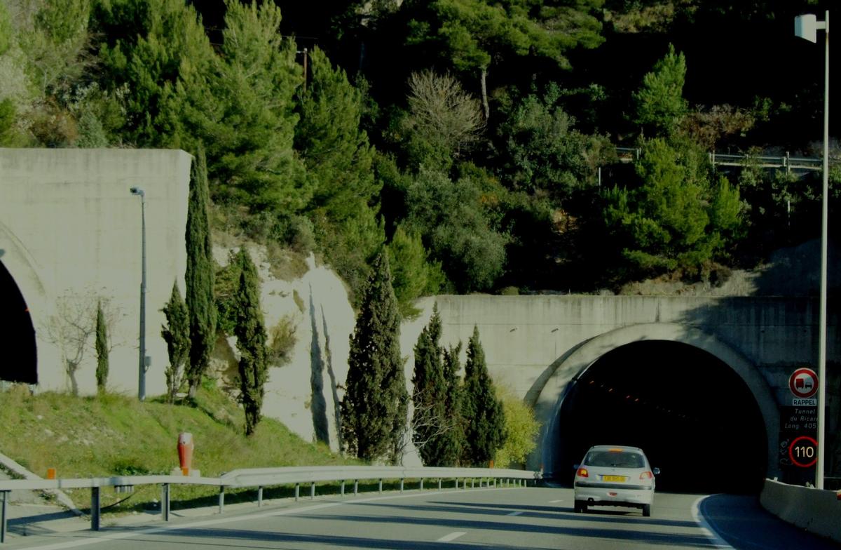 Autoroute A8 - Tunnels du Ricard 