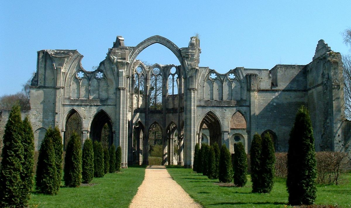 Chiry-Ourscamp - Abbaye Notre-Dame-de-l'Assomption - Vestiges de l'abbatiale 