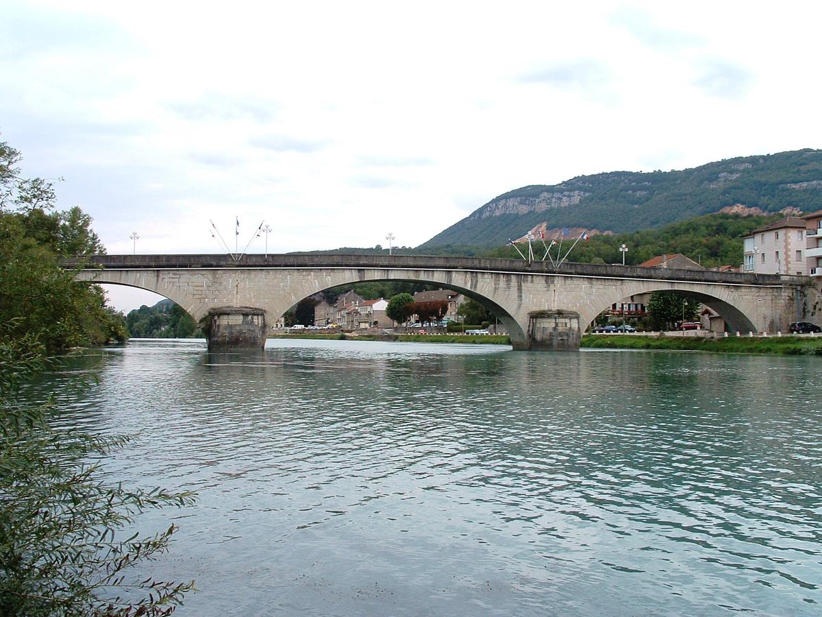 Sault-Brénaz - Pont sur le Rhône 