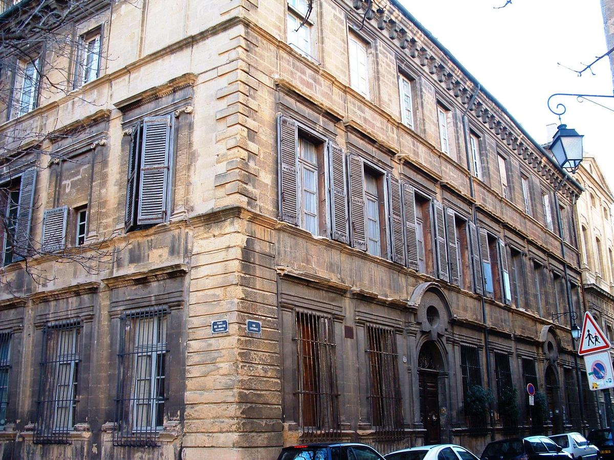 Aix-en-Provence - Hôtel de Gastaud et hôtel Ravel d'Esclapon - 37 et 39 rue Cardinale 