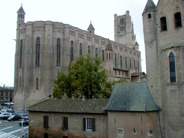 Kathedrale und Bergfried des Palais de la Berbie in Albi 