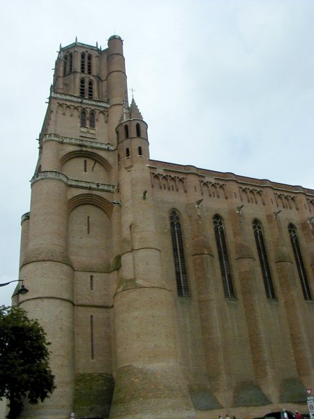 Cathédrale Sainte-Cécile d'Albi.Tour occidentale - Clocher 
