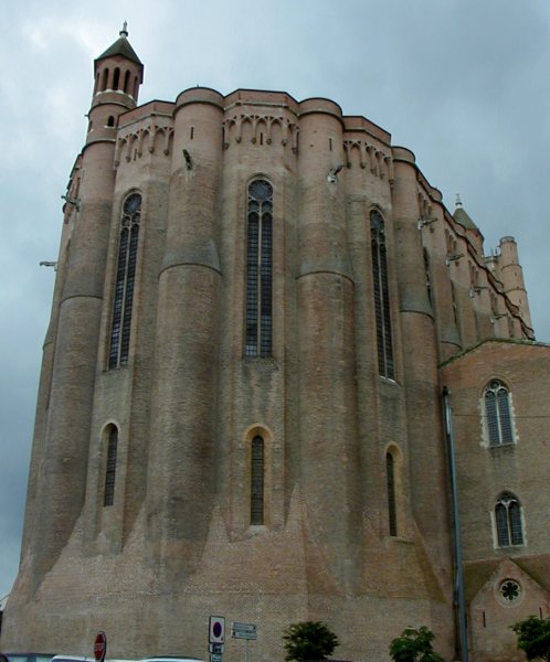 Cathédrale Sainte-Cécile d'Albi.Chevet 