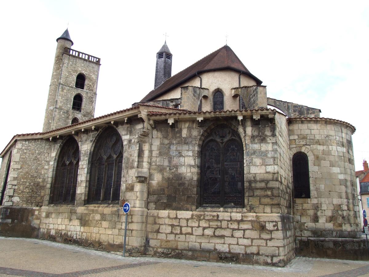 Gannat - Eglise Sainte-Croix - Chevet 