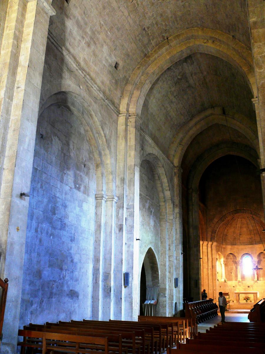 Monastère Notre-Dame de Ganagobie - Eglise - Nef - Elévation 
