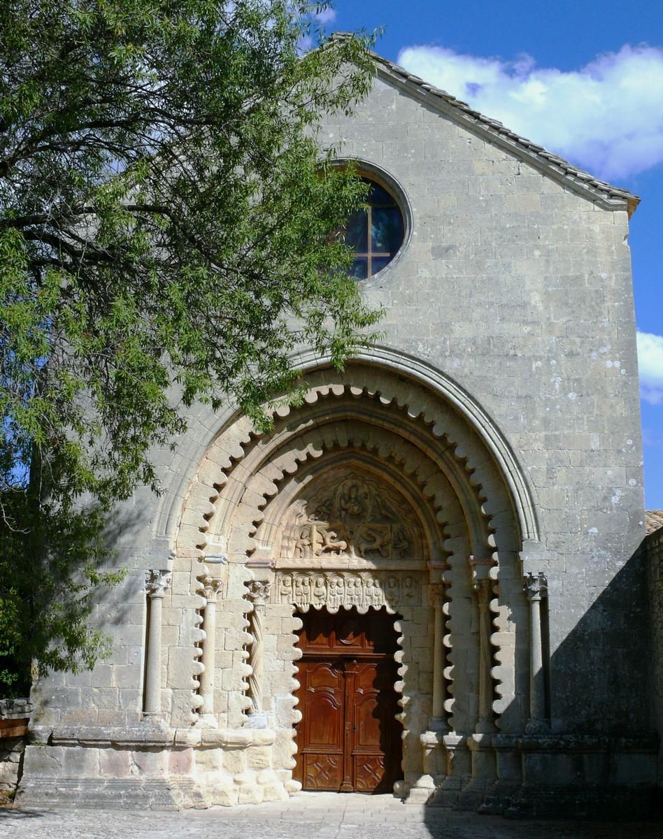Monastère Notre-Dame de Ganagobie - Façade de l'église 
