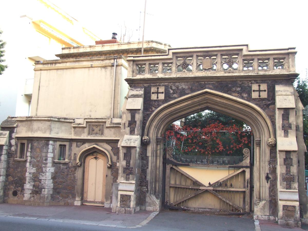 Cannes - Villa Victoria - Ancien portail d'entrée 