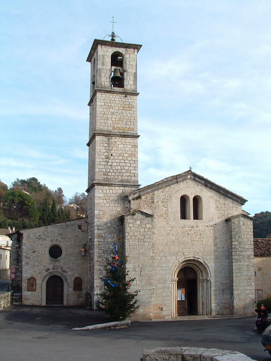 Valbonne - Abbaye Sainte-Marie - Façade occidentale 