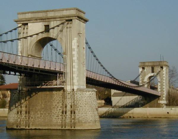 Pont sur le Rhône, Andance 