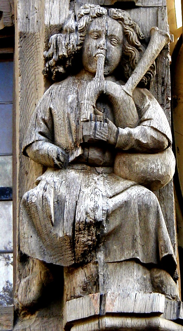 Maison d'Adam (15ème siècle), Angers
Personnage sculpté 